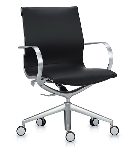 五輪不銹鋼升降旋轉(zhuǎn)辦公會議座椅